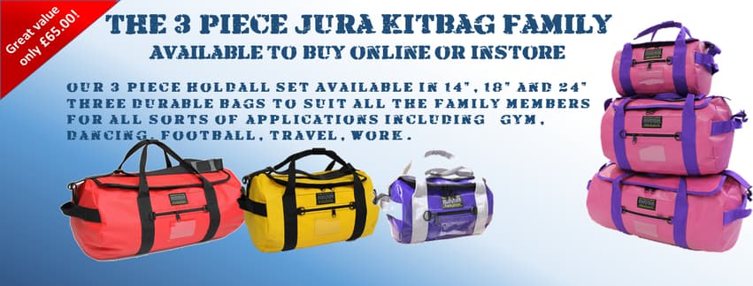 The 3 Piece Jura Kitbag Family