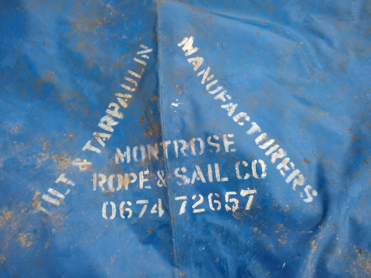 Montrose Rope and Sail 'Vintage' Tarpaulin Cover