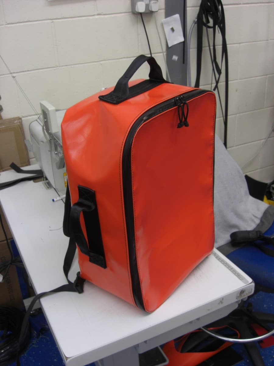 Heavy-duty waterproof travel rucksack